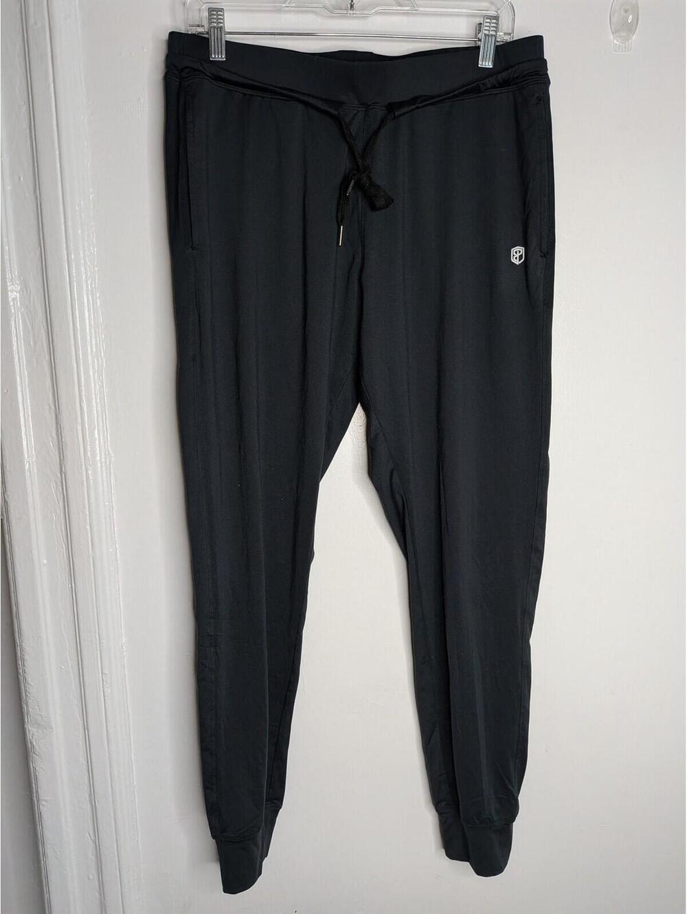 Born Primitive Jogger Pants Mens Medium Black Elastic Waist Pockets Athletic